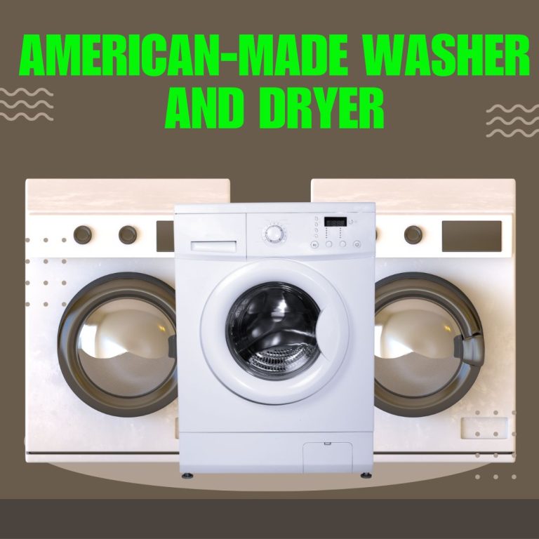 American-Made Washer And Dryer