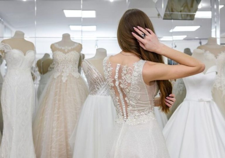 Wedding Dress With Buttons down the Back